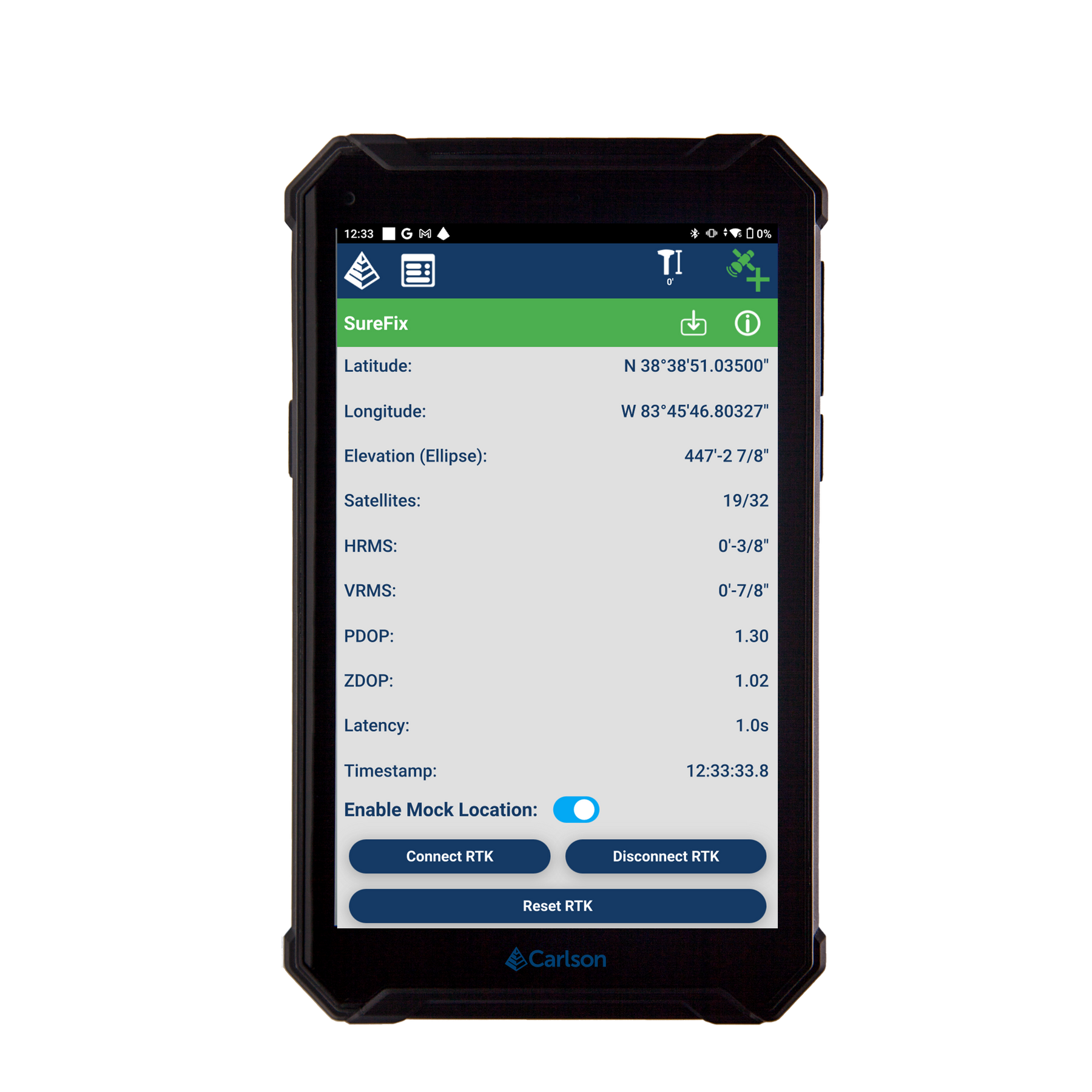 Carlson RTA Tablet (Android OS)